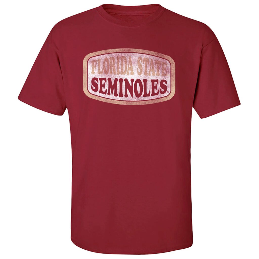 MV Sport Men's Florida State Seminoles Short Sleeve T-shirt - Garnet