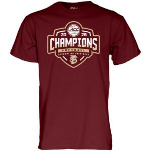 Blue 84 2026 Softball ACC Champions Short Sleeve T-shirt - Garnet