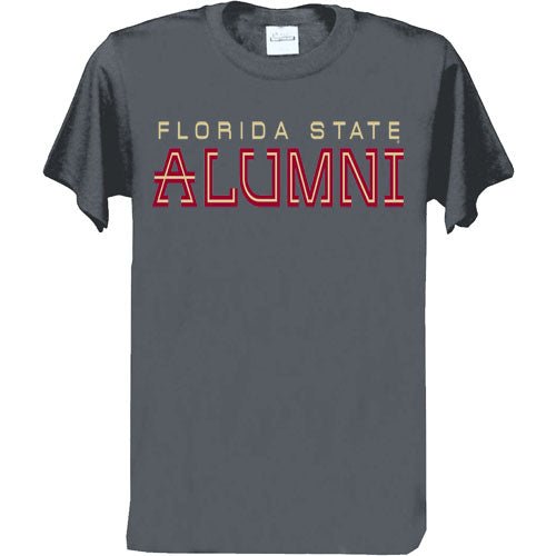 Ragz Adult/Unisex Florida State Alumni Short Sleeve T-shirt - Charcoal