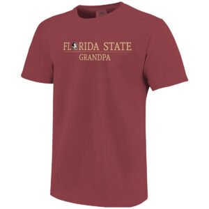 Image One Comfort Colors Florida State Grandpa Short Sleeve T-shirt - Brick