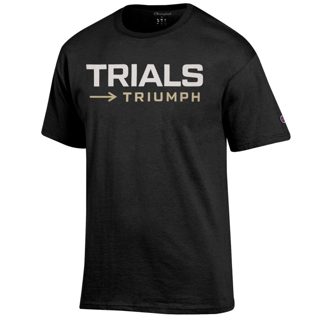 Champion Men's Trials to Triumph Short Sleeve T-shirt - Black