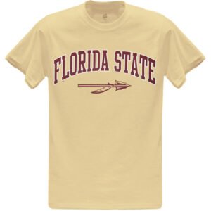 Ragz Adult/Unisex Florida State Spear Value Priced Short Sleeve T-shirt - Vegas Gold
